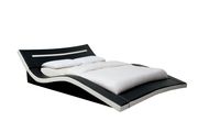 Ultra-low profile modern platform black/white bed by Furniture of America additional picture 4