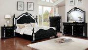 Classic tufted headboard bed with mirrored accents by Furniture of America additional picture 2