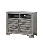 Light gray finish media chest by Furniture of America additional picture 3