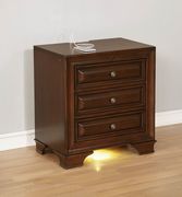 Brown cherry finish storage bed w/ drawers by Furniture of America additional picture 6