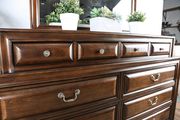 Brown cherry finish dresser w/ 10 drawers by Furniture of America additional picture 3
