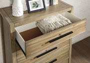Light oak canopy style modern king bed by Furniture of America additional picture 5