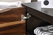 Two-toned man-made design transitional nightstand by Furniture of America additional picture 3