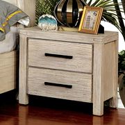 Bookcase storage headboard rustic style bed by Furniture of America additional picture 3