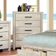 Bookcase storage headboard rustic style king bed by Furniture of America additional picture 8