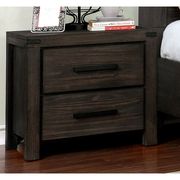 Bookcase storage headboard rustic style bed by Furniture of America additional picture 2