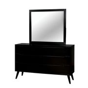 Mid-century modern style black finish dresser by Furniture of America additional picture 4