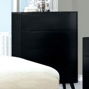 Mid-century modern style black finish king bed by Furniture of America additional picture 10
