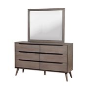 Mid-century modern style gray finish dresser by Furniture of America additional picture 2