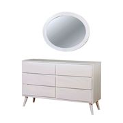 Mid-century modern style white finish dresser by Furniture of America additional picture 2