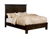 Dark walnut transitional style king bed by Furniture of America additional picture 2