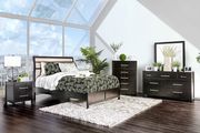 Stylish and affordable espresso queen bed by Furniture of America additional picture 3