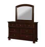 Cherry traditional finish bed w/ footboard drawers by Furniture of America additional picture 4