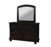 Black traditional finish bed w/ footboard drawers by Furniture of America additional picture 6