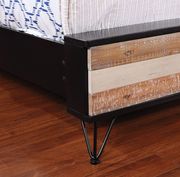 Multi-color panel rustic style king size bed by Furniture of America additional picture 5