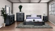 Low-profile rustic gray solid wood platform bed by Furniture of America additional picture 12