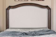 Transitional style chestnut finish king size bed by Furniture of America additional picture 3