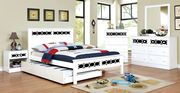 Blue & white contemporary style kids bedroom by Furniture of America additional picture 2