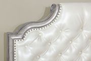 Padded leatherette headboard gray finish bed by Furniture of America additional picture 3