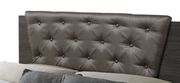 Contemporary ash gray two-toned king bed by Furniture of America additional picture 2