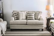Transitional style light gray fabric US-made sofa by Furniture of America additional picture 10