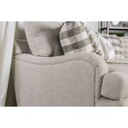 Transitional style light gray fabric US-made lovesat by Furniture of America additional picture 3