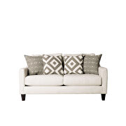 Ivory contemporary loveseat by Furniture of America additional picture 2