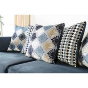 Blue chenille fabric casual style loveseat by Furniture of America additional picture 3