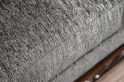 Tranitional charcoal/brown chenille fabric loveseat by Furniture of America additional picture 2