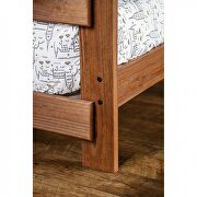 Mahogany plank style construction twin/twin bunk bed by Furniture of America additional picture 2