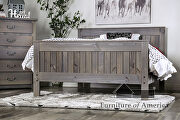 Weathered gray american pine wood construction bed by Furniture of America additional picture 15
