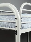 Twin-full white metal kids bunk bed additional photo 2 of 4