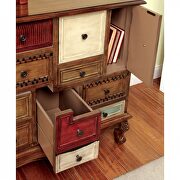 Multi/antique walnut traditional accent chest by Furniture of America additional picture 5