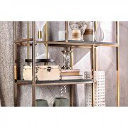 Champagne contemporary display shelf by Furniture of America additional picture 5