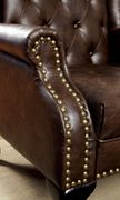 Rustic Brown Traditional Accent Chair by Furniture of America additional picture 6