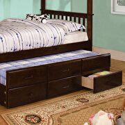 Twin /full bunk bed in dark walnut finish by Furniture of America additional picture 2