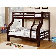 Twin/full bunk bed in espresso finish additional photo 2 of 1
