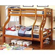 Twin/full bunk bed in oak finish by Furniture of America additional picture 2