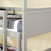 3-tiered bunk bed in gray finish by Furniture of America additional picture 2