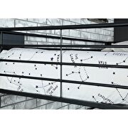 Sand black full metal construction triple tiered full bunk bed additional photo 3 of 2