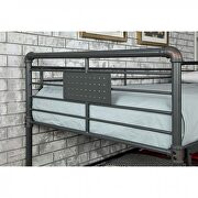 Antique black full metal construction twin/full/queen bunk bed by Furniture of America additional picture 3