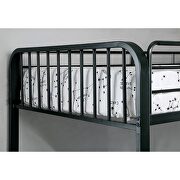 Twin/twin bunk bed in black finish by Furniture of America additional picture 2