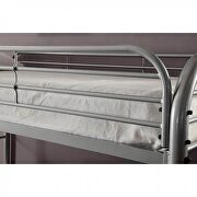 Silver transitional twin/full bunk bed by Furniture of America additional picture 2