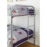 Silver transitional twin/twin bunk bed by Furniture of America additional picture 3