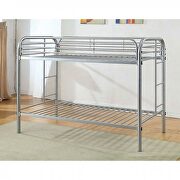 Silver transitional twin/twin bunk bed by Furniture of America additional picture 5