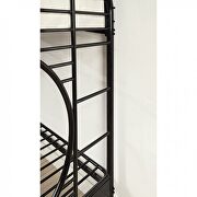 Black finish twin/twin bunk bed w/ futon bottom bunk by Furniture of America additional picture 5