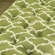 Green quatrefoil patterns storage ottoman by Furniture of America additional picture 4