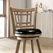 Espresso maple transitional barstool by Furniture of America additional picture 2