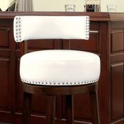 Dark Oak/White  Contemporary Bar Stool by Furniture of America additional picture 2