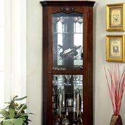 Walnut Traditional Curio by Furniture of America additional picture 4